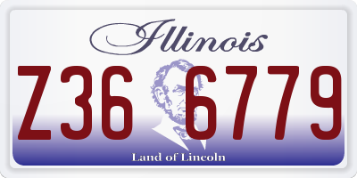 IL license plate Z366779