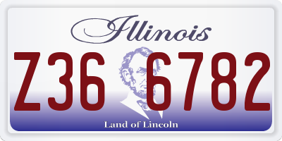 IL license plate Z366782
