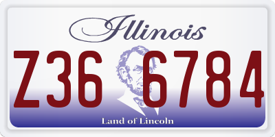 IL license plate Z366784
