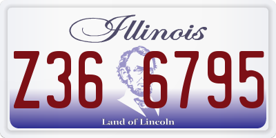 IL license plate Z366795