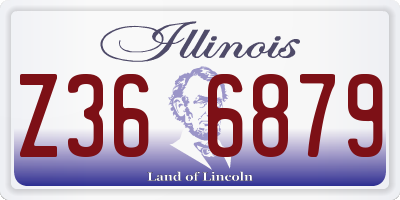 IL license plate Z366879