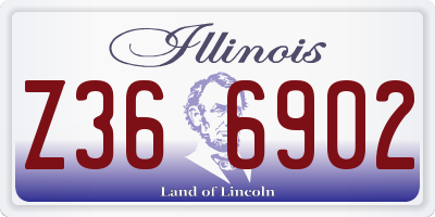 IL license plate Z366902