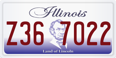 IL license plate Z367022