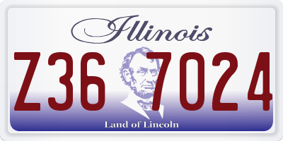 IL license plate Z367024