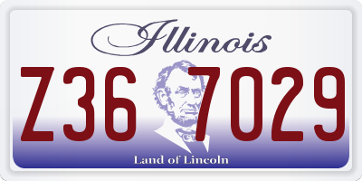 IL license plate Z367029