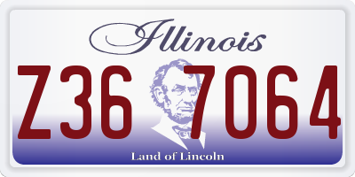IL license plate Z367064