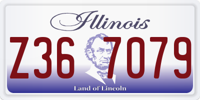 IL license plate Z367079