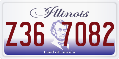 IL license plate Z367082
