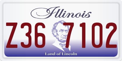 IL license plate Z367102