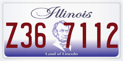 IL license plate Z367112