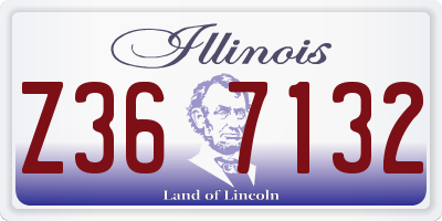 IL license plate Z367132