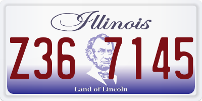 IL license plate Z367145