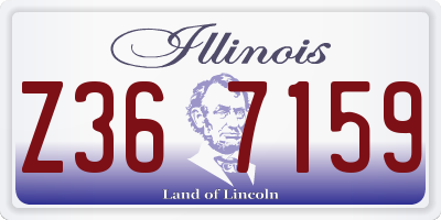 IL license plate Z367159
