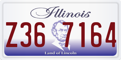 IL license plate Z367164