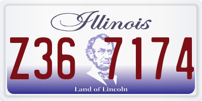 IL license plate Z367174