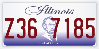 IL license plate Z367185