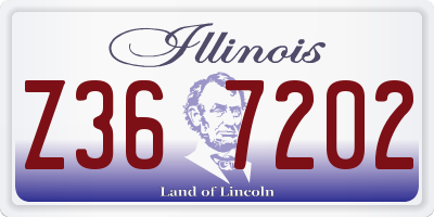 IL license plate Z367202