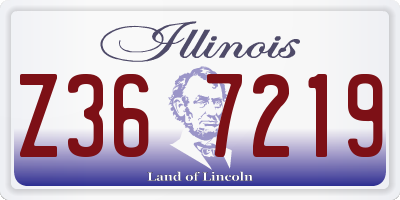 IL license plate Z367219