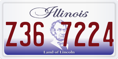 IL license plate Z367224