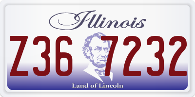 IL license plate Z367232