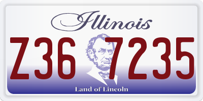 IL license plate Z367235