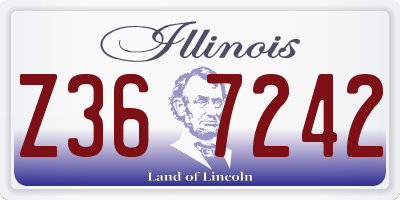 IL license plate Z367242