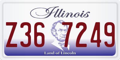 IL license plate Z367249