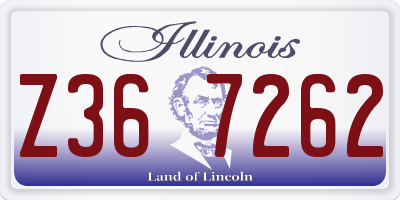 IL license plate Z367262