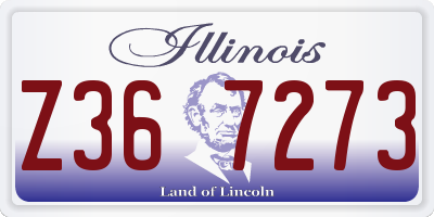 IL license plate Z367273