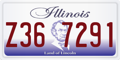 IL license plate Z367291