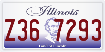 IL license plate Z367293