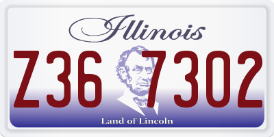 IL license plate Z367302