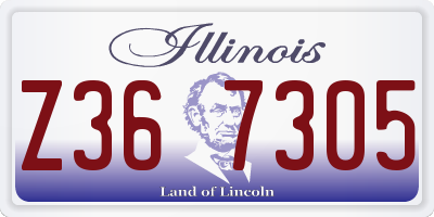 IL license plate Z367305