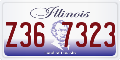 IL license plate Z367323