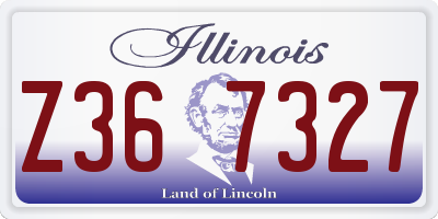 IL license plate Z367327