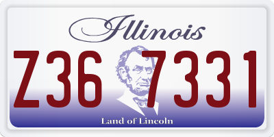 IL license plate Z367331