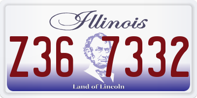 IL license plate Z367332