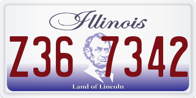 IL license plate Z367342