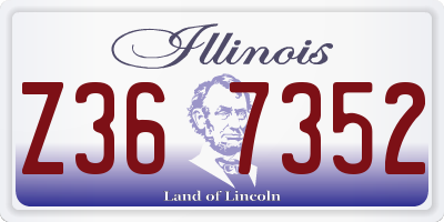 IL license plate Z367352