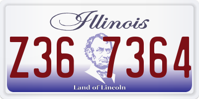 IL license plate Z367364