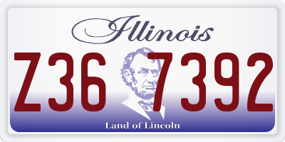 IL license plate Z367392