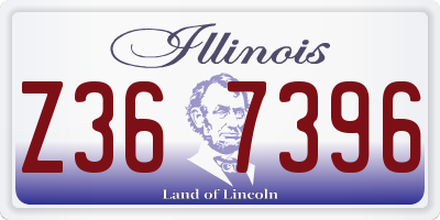 IL license plate Z367396