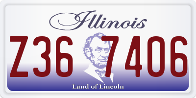 IL license plate Z367406
