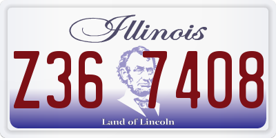 IL license plate Z367408