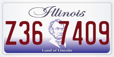 IL license plate Z367409