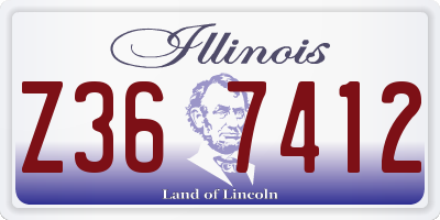 IL license plate Z367412