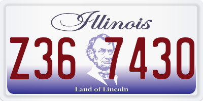 IL license plate Z367430