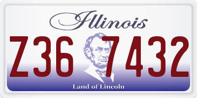 IL license plate Z367432