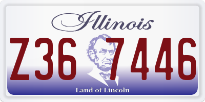IL license plate Z367446