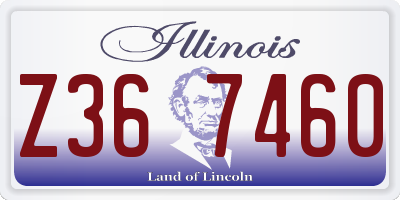 IL license plate Z367460